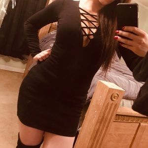 Black Sexy Charlotte Russe Mini Dress